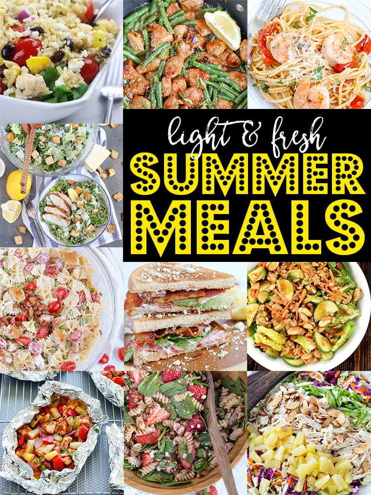 Dinners For Summertime
 27 Light and Fresh Summer Meals Perfect for Al Fresco Dining