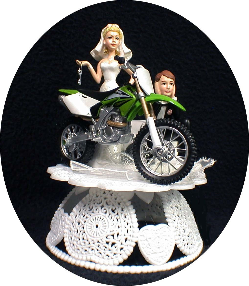 Dirt Bike Wedding Cakes
 wedding cake toppers Dirt Bike Wedding Cake Toppers