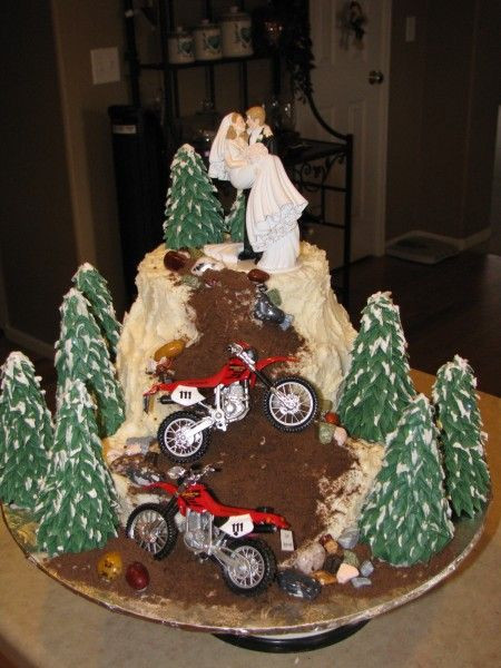 Dirt Bike Wedding Cakes
 17 Best images about Dirt Bike Cake on Pinterest