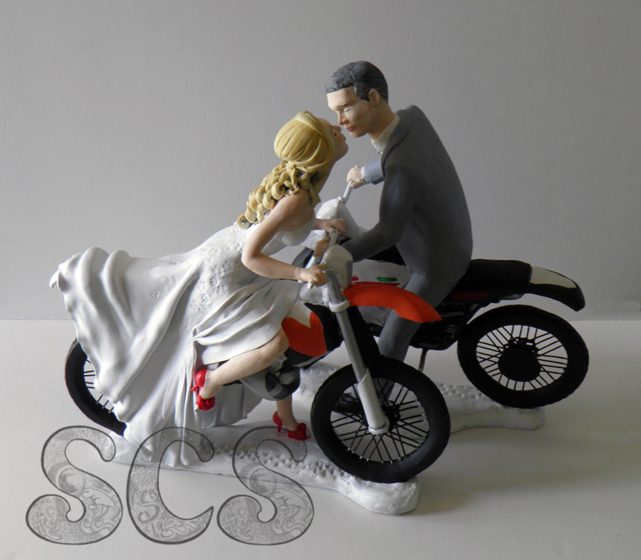 Dirt Bike Wedding Cakes
 Dirt Bike Lovers – Sophie Cartier Sculpture