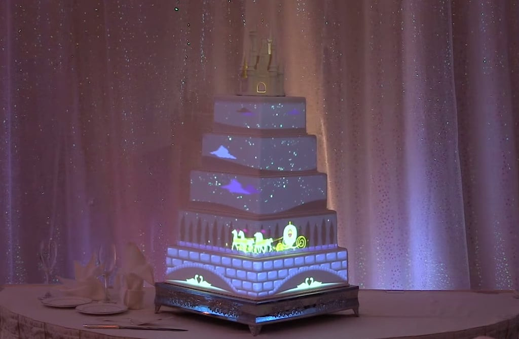 Disney Animated Wedding Cakes
 Cinderella Disney Princess Wedding Cakes