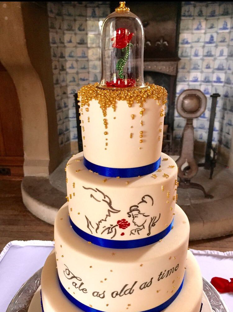Disney Themed Wedding Cakes
 30 Charming Beauty and the Beast Inspired Fairy Tale