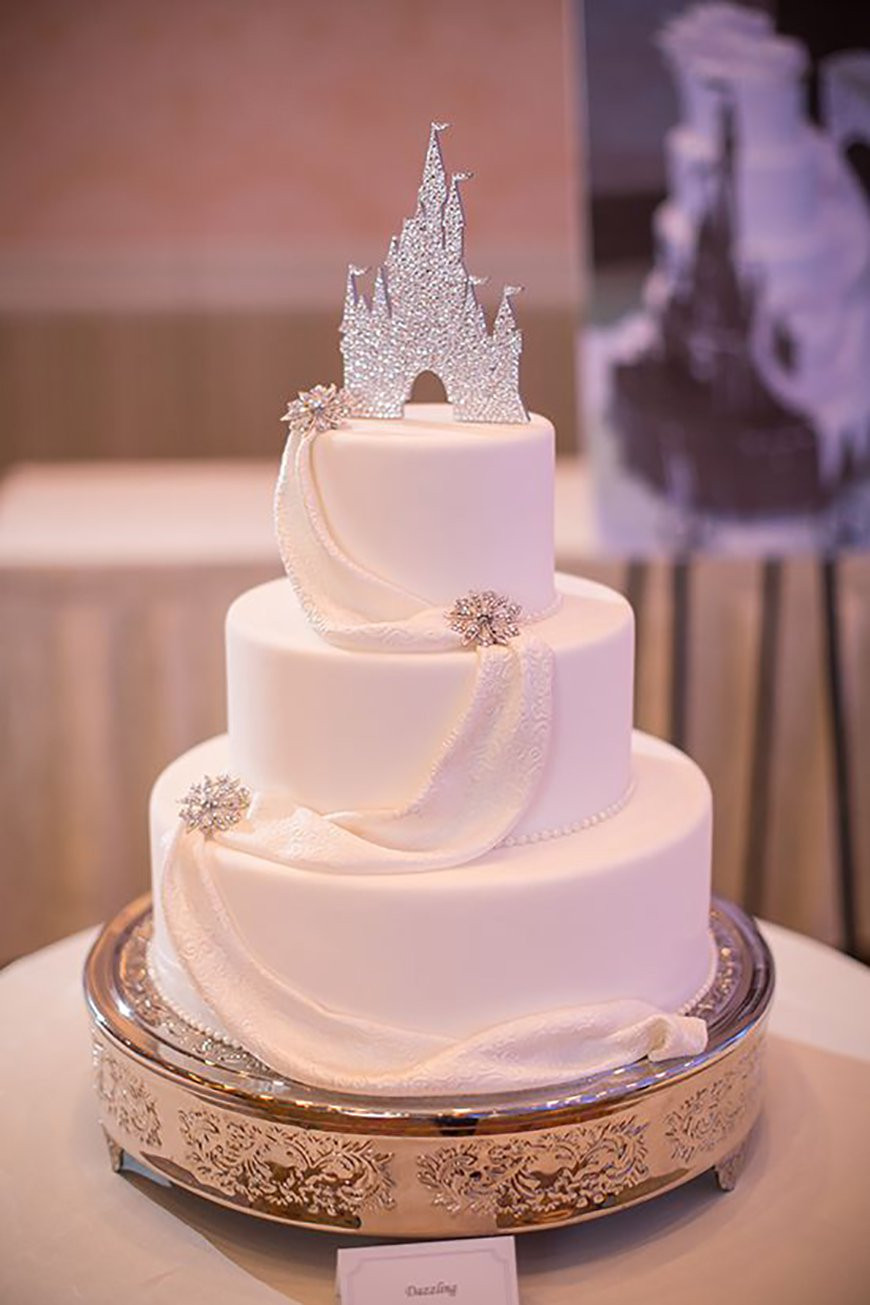 Disney Wedding Cakes
 Silver Wedding Cake Decorations