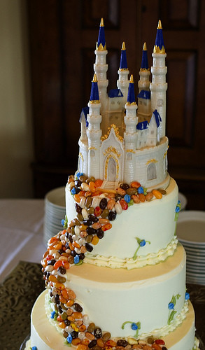 Disney Wedding Cakes
 WeddingBlvd Disney Wedding Beauty & The Beast