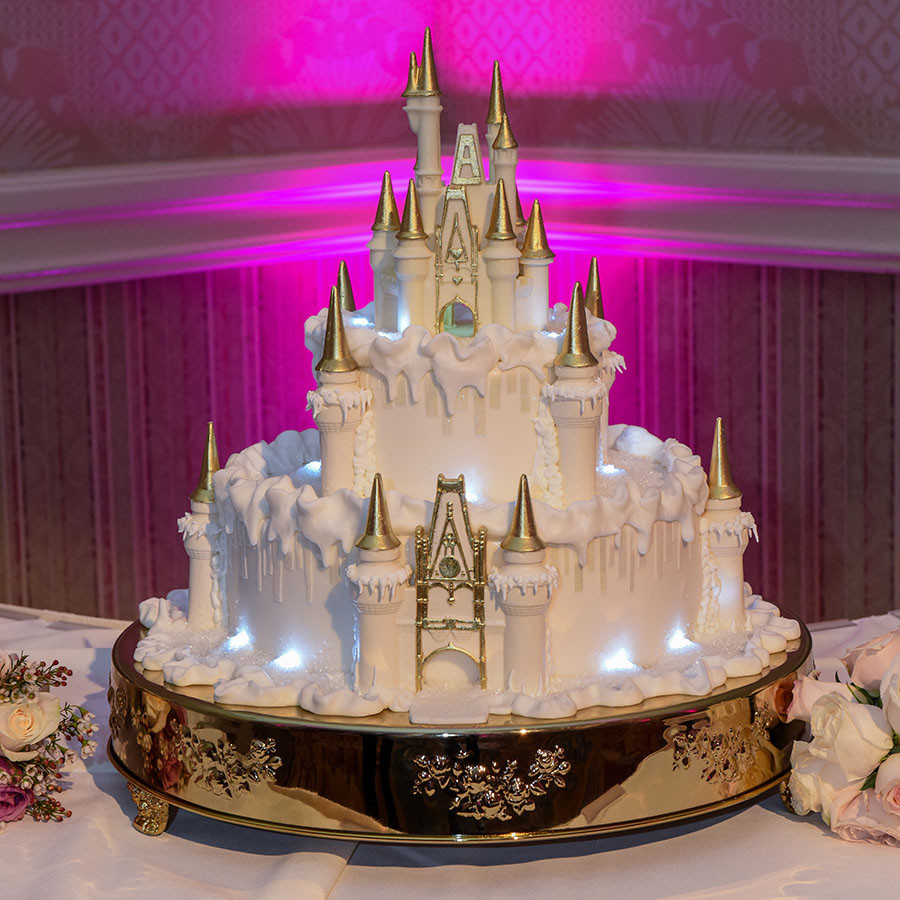 Disney World Wedding Cakes
 Wedding Cake Wednesday Wintertime at Cinderella Castle