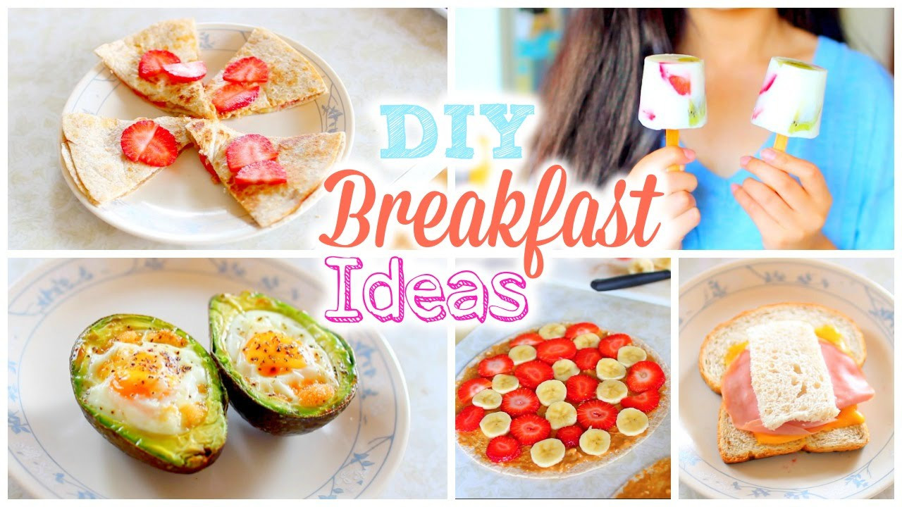 Diy Healthy Breakfast
 DIY Easy and Quick Back to School Breakfast Ideas