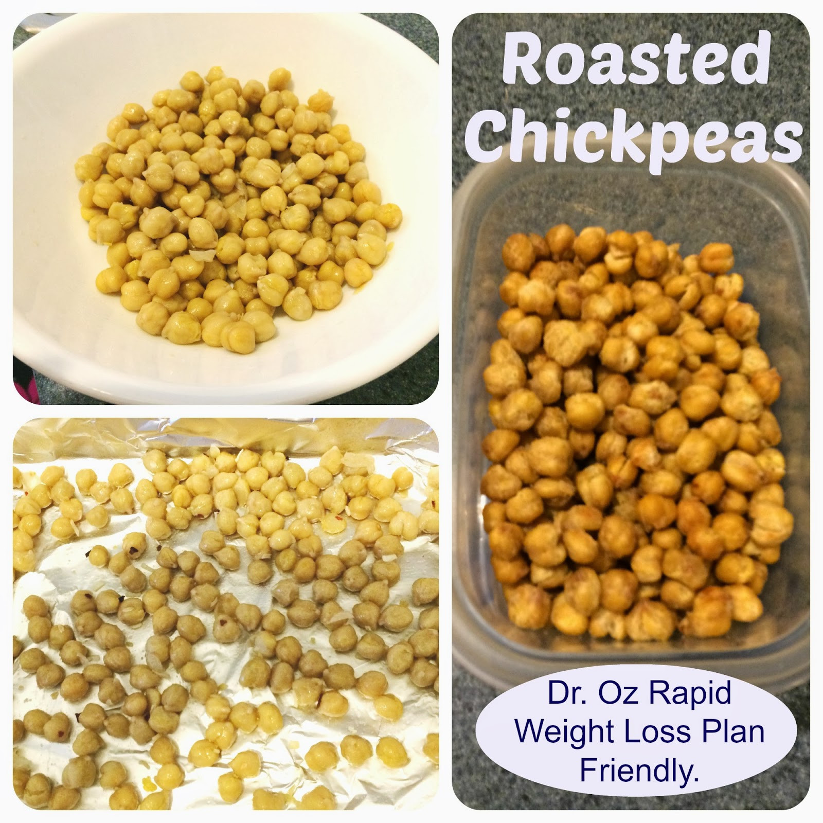 Doctor Oz Healthy Snacks
 Roasted Chickpeas Yummy Snack and Dr Oz Rapid Weight