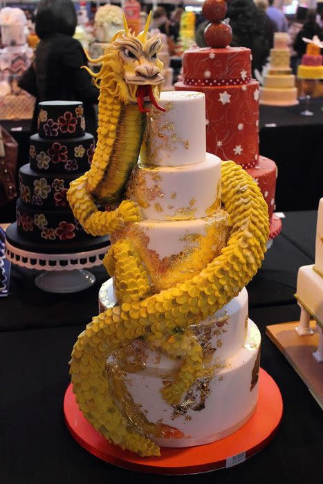 Dragon Wedding Cakes
 Dragon Wedding cake from CI 2013 Cake by Sweet As Sugar