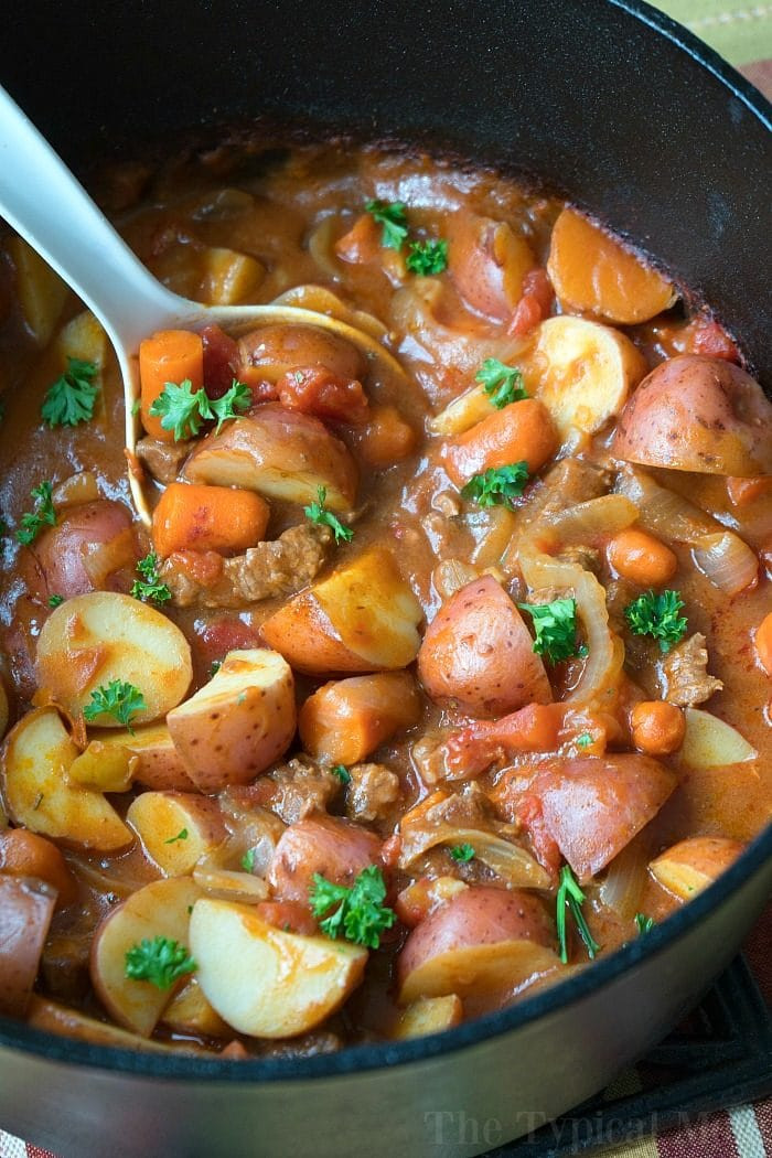 Dutch Oven Beef Stew Camping
 Dutch Oven Stew · The Typical Mom