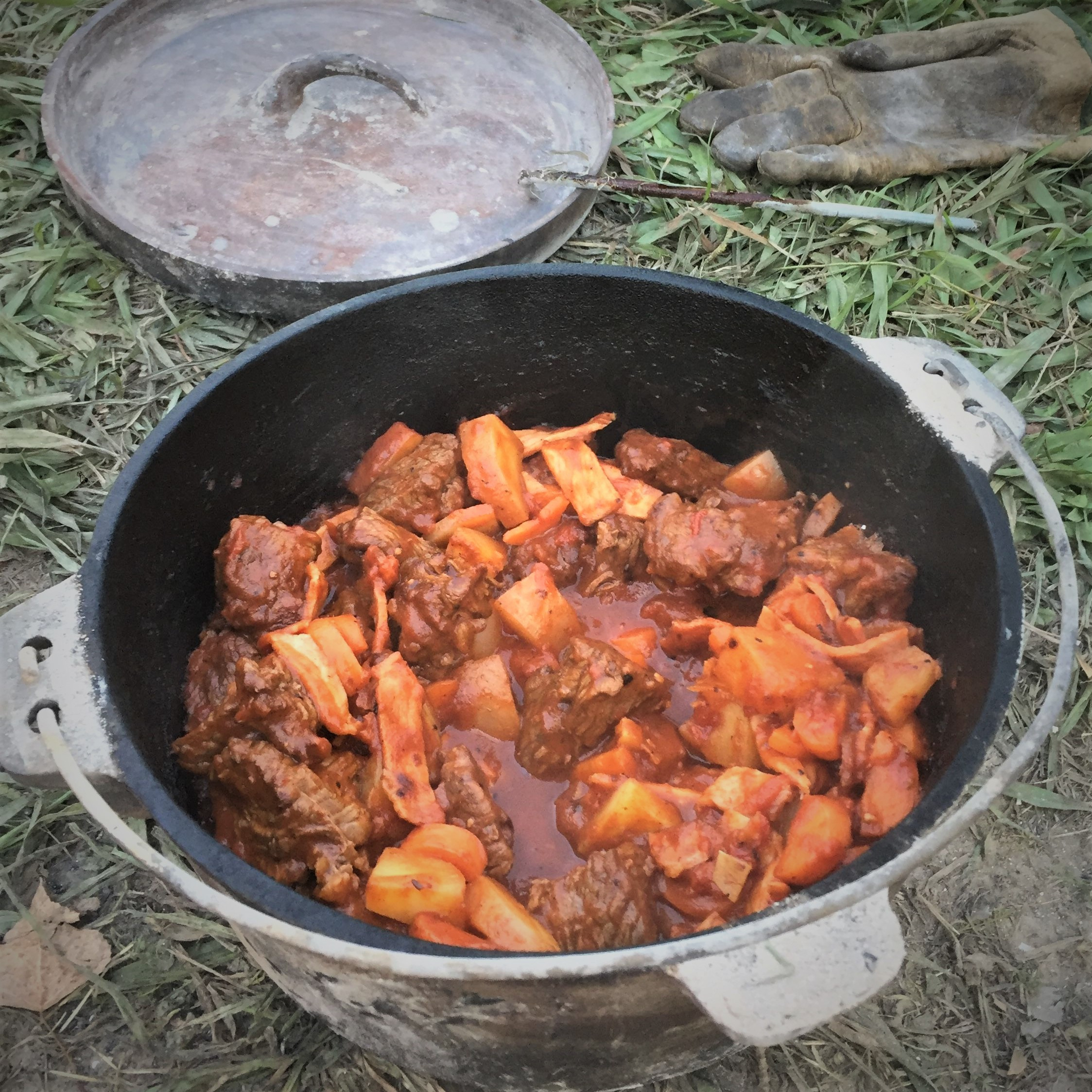 Dutch Oven Beef Stew Camping
 Campfire Beef Stew