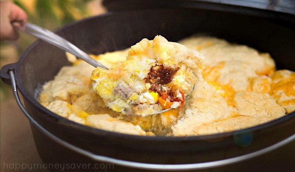 Dutch Oven Camping Recipes Breakfast
 5 Layer Dutch Oven Country Breakfast Camping Recipe