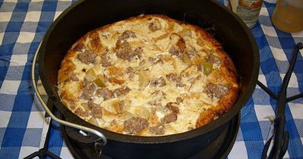 Dutch Oven Camping Recipes Breakfast
 Scout Breakfast Casserole A Happy Camper Breakfast Dutch
