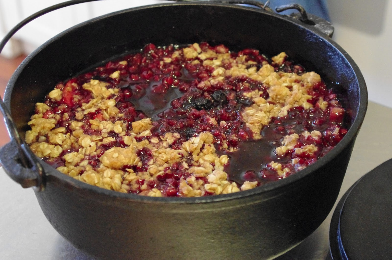 Dutch Oven Cobbler Camping
 The Project Spot Dutch Oven Berry Cobbler