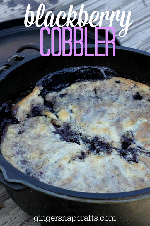 Dutch Oven Cobbler Camping
 Ginger Snap Crafts Blackberry Cobbler the Ultimate List