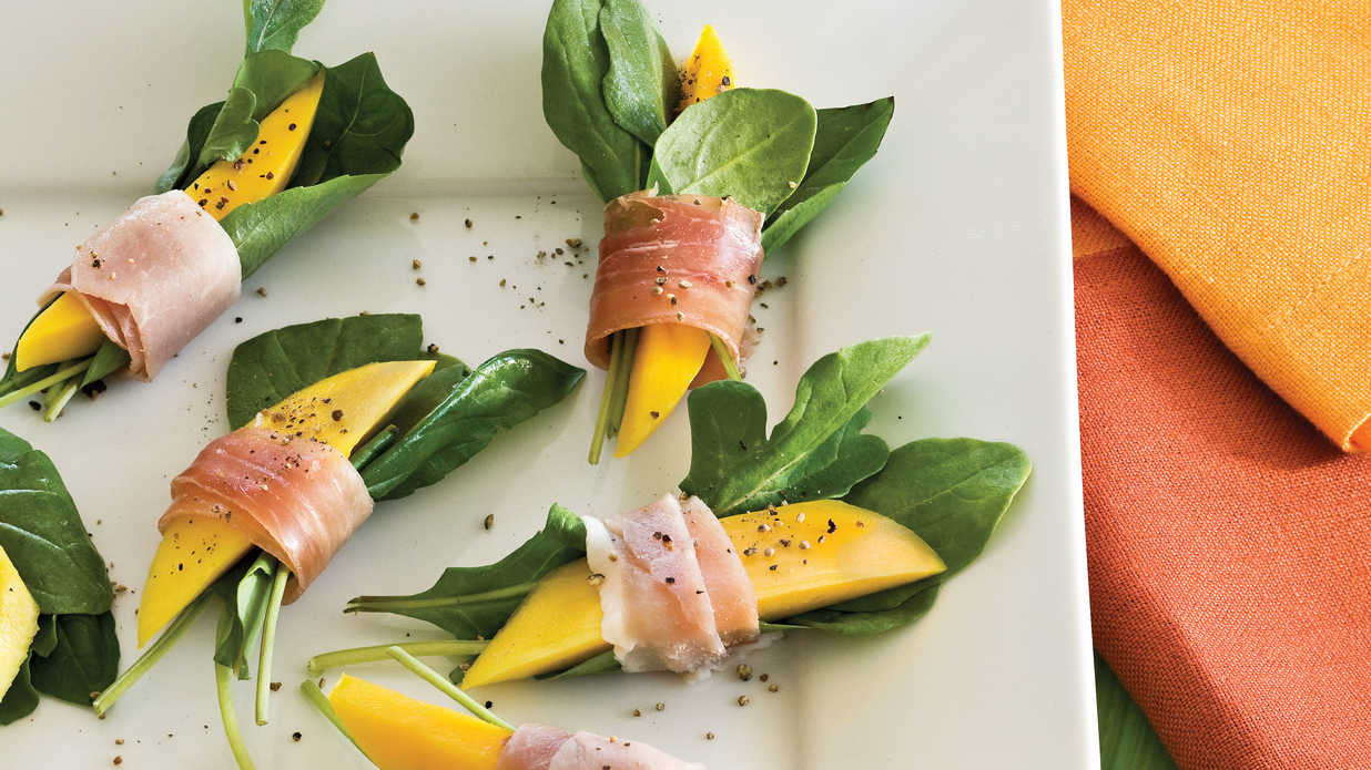 Easter Appetizers Food Network
 Prosciutto Wrapped Mango Bites Easter Appetizers