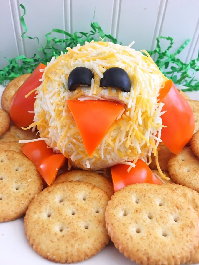 Easter Appetizers Pinterest
 Easter Appetizer Chick Cheeseball Recipe