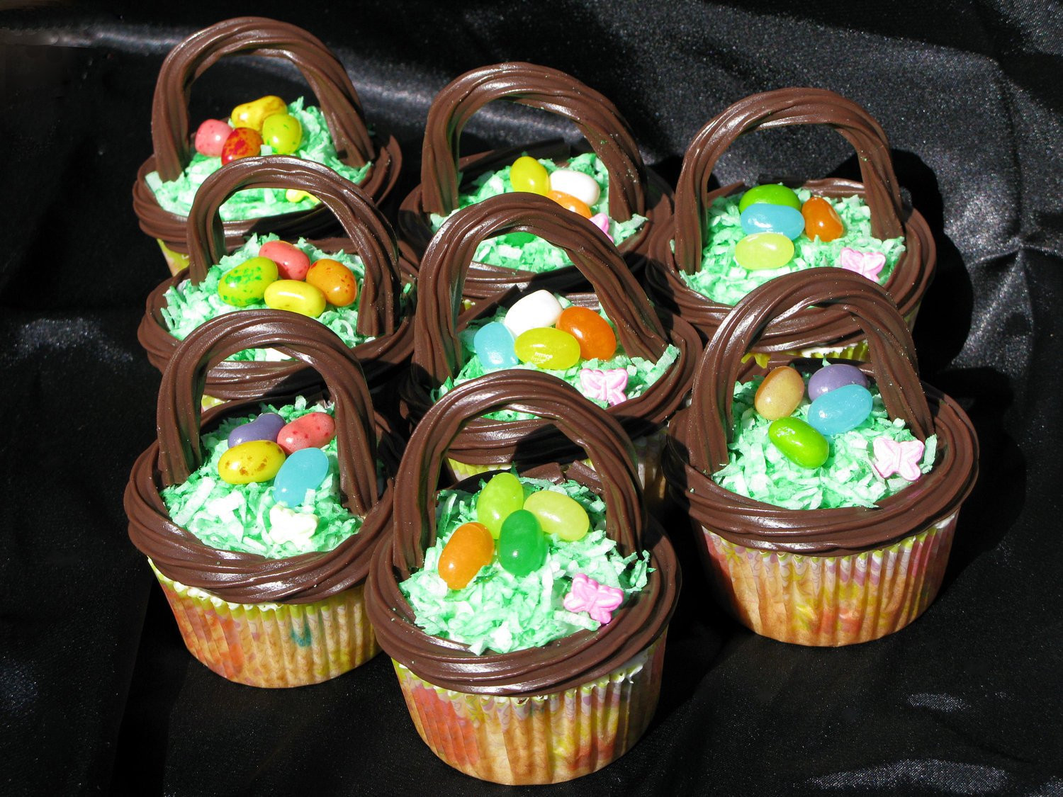 Easter Basket Cupcakes
 Easter Basket Cupcakes Local pick up delivery only by