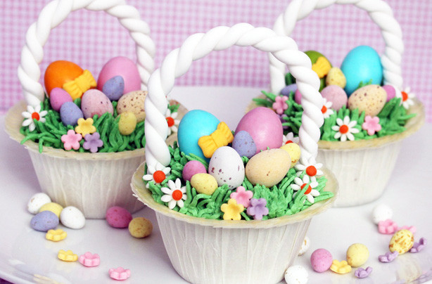 Easter Basket Cupcakes
 Easter basket cupcakes recipe goodtoknow