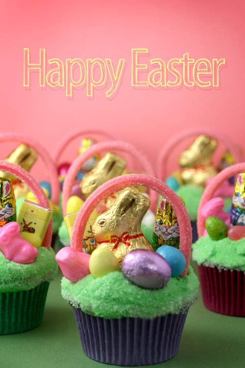 Easter Basket Cupcakes
 Easter Basket Cupcakes – bakerella