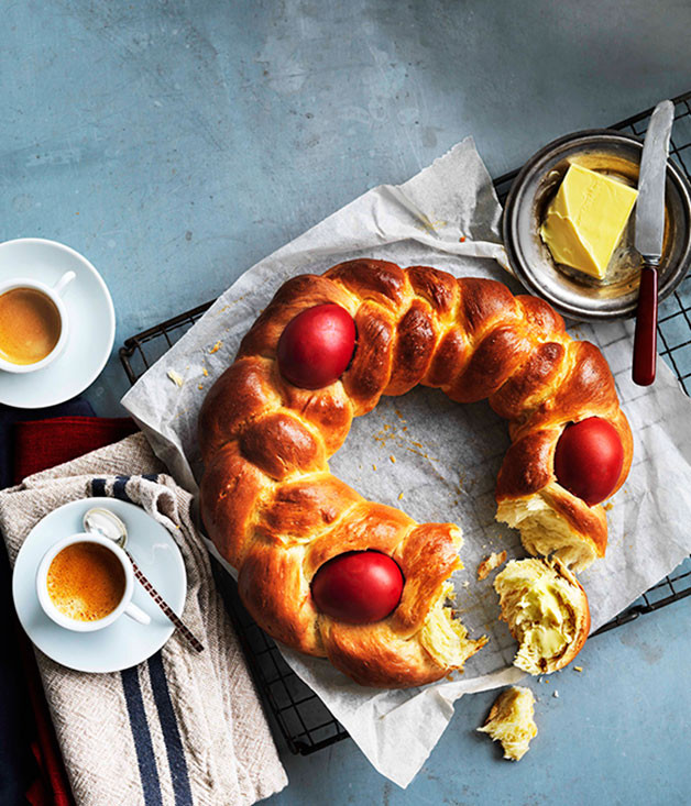 Easter Bread Greek
 Greek Easter bread Tsoureki Gourmet Traveller