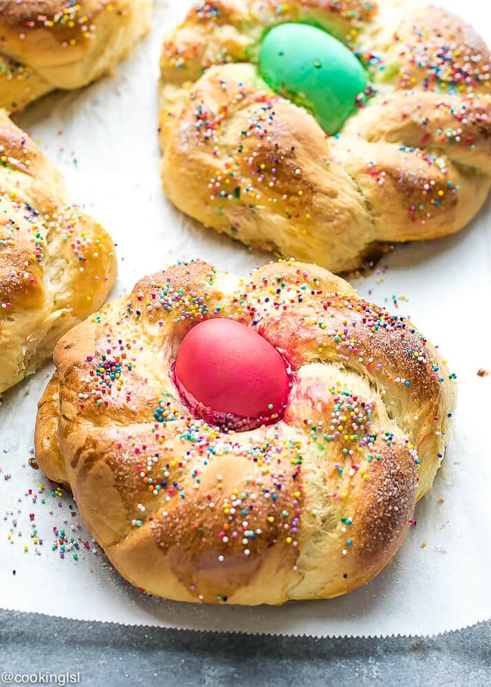Easter Bread Recipes
 Mini Braided Easter Bread Recipe Cooking LSL