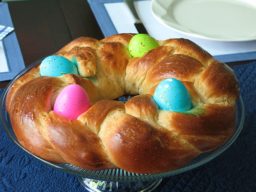 Easter Bread With Eggs
 Braided Easter Egg Bread Recipe Cook Italian