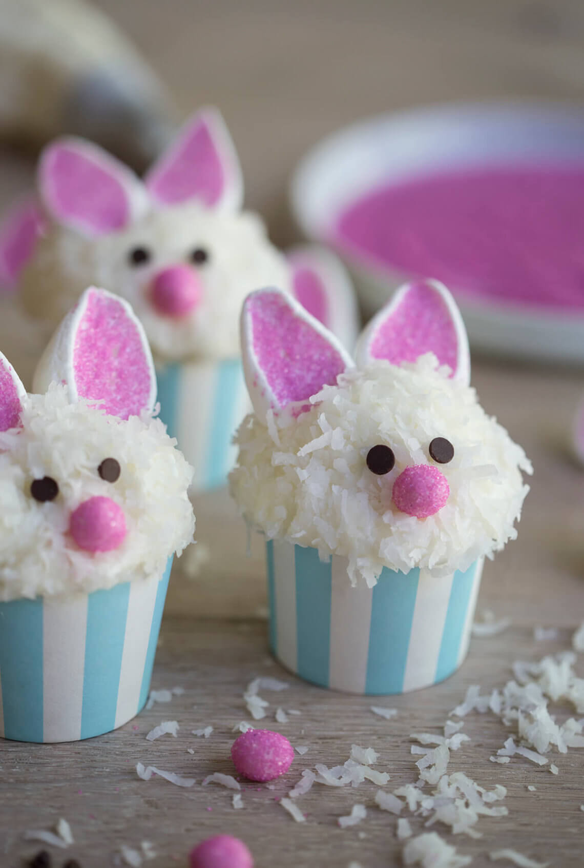 Easter Bunny Cupcakes
 Bunny Ear Cupcakes Preppy Kitchen