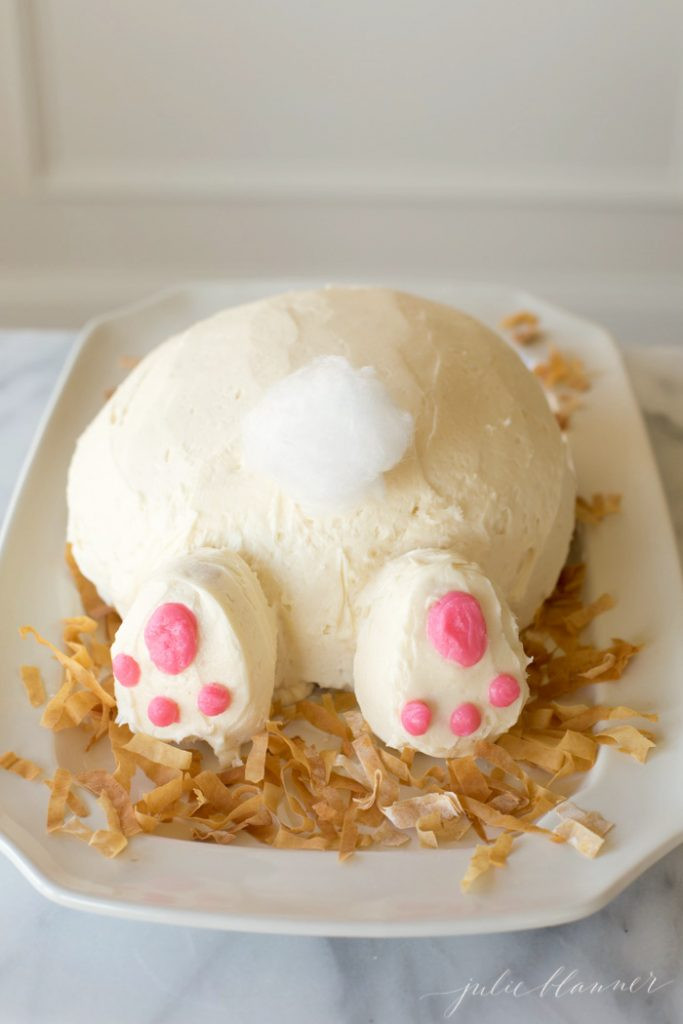 Easter Bunny Desserts
 Adorable Bunny Butt Cake an Easy Easter Dessert Recipe