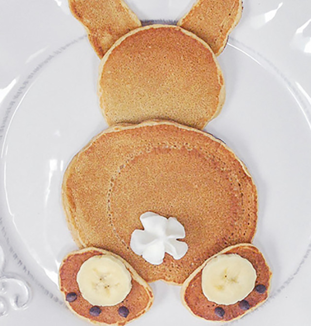 Easter Bunny Pancakes
 The Cutest Bunny Pancakes for Easter or Everyday