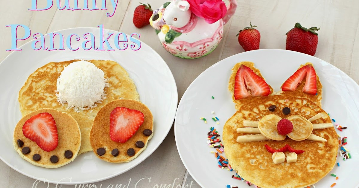 Easter Bunny Pancakes
 Kitchen Simmer Easter Bunny Pancakes