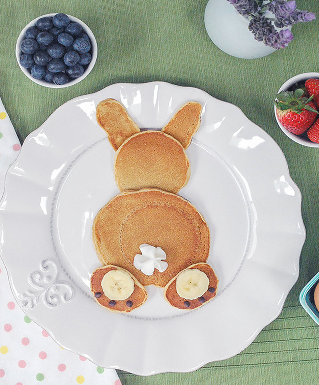 Easter Bunny Pancakes
 The Cutest Bunny Pancakes for Easter or Everyday