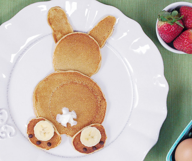 Easter Bunny Pancakes
 The Cutest Bunny Pancakes for Easter or Everyday