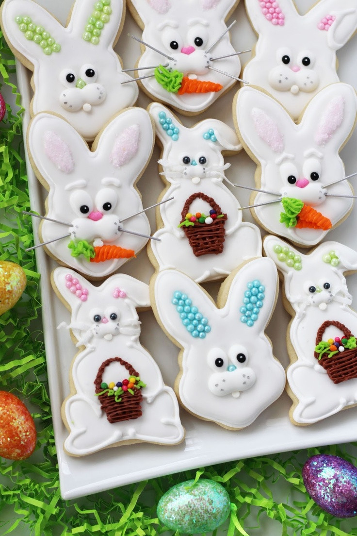 Easter Bunny Sugar Cookies
 17 Best images about Cookies == Easter on Pinterest