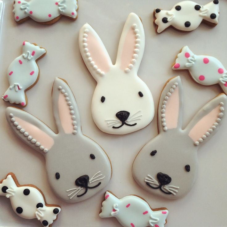 Easter Bunny Sugar Cookies
 17 Best images about Bunny Decorated Cookies And cake pops