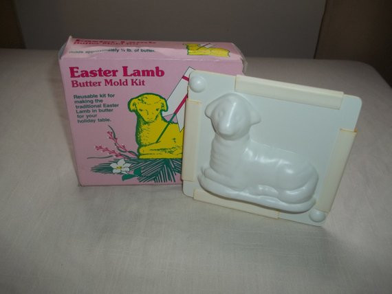 Easter Butter Lamb
 Easter Lamb Butter Mold Re useable kit Chocolate Mold