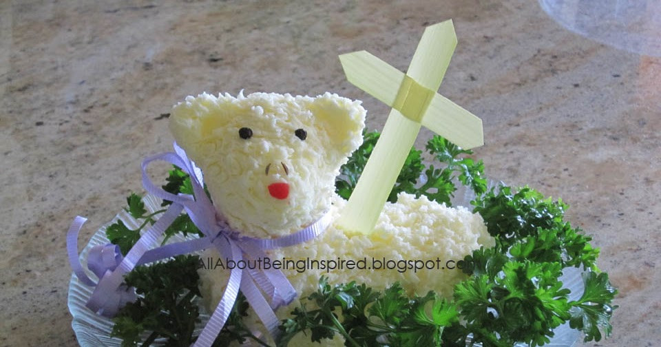 Easter Butter Lamb
 All About Being Inspired Step by Step Easter Butter Lamb