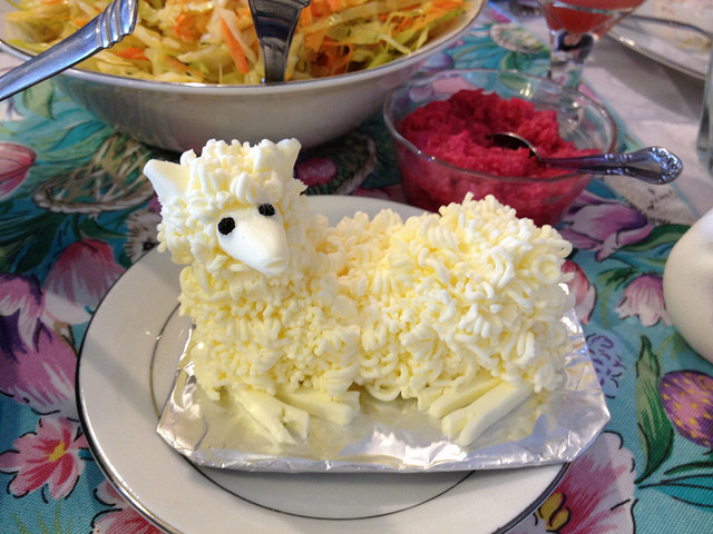 Easter Butter Lamb
 butter lamb