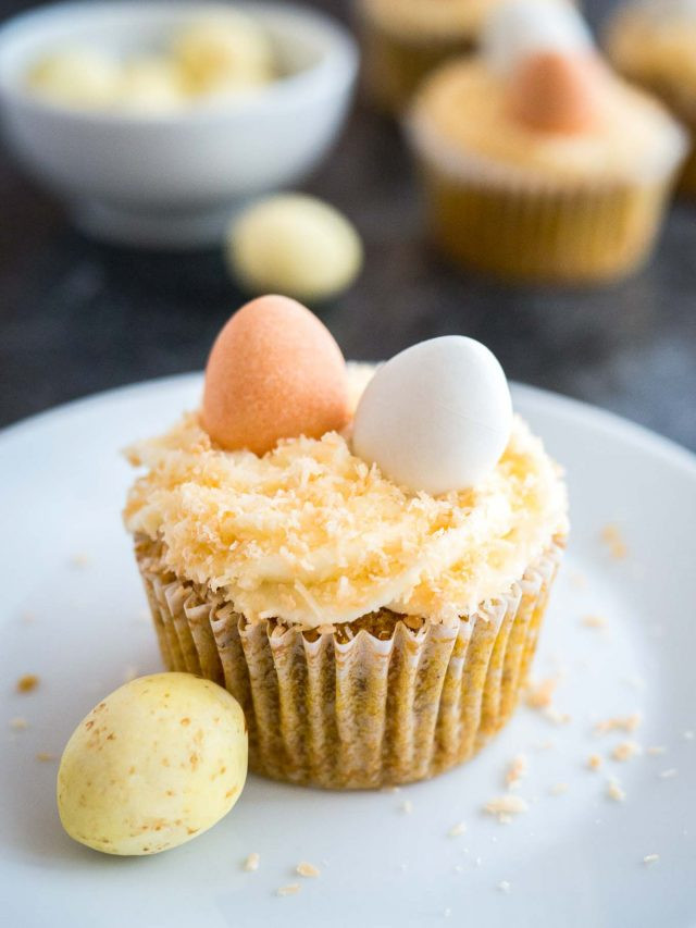 Easter Carrot Cake Cupcakes
 Easy Carrot Cake Cupcakes Tender moist and fluffy