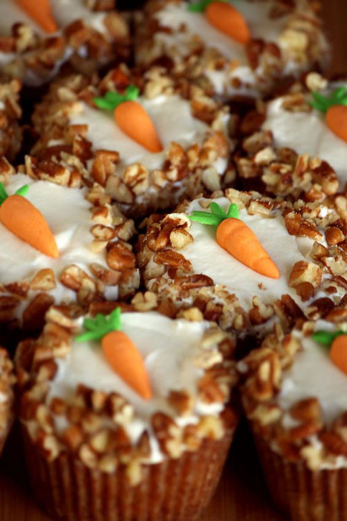 Easter Carrot Cake Cupcakes
 35 Adorable Easter Cupcake Ideas