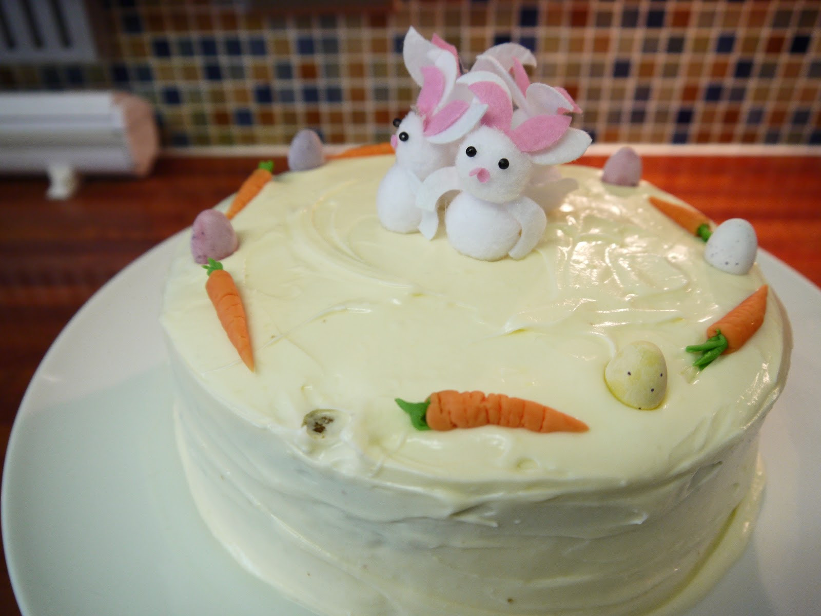 Easter Carrot Cake
 Too Many Cook Books Easter Carrot Cake