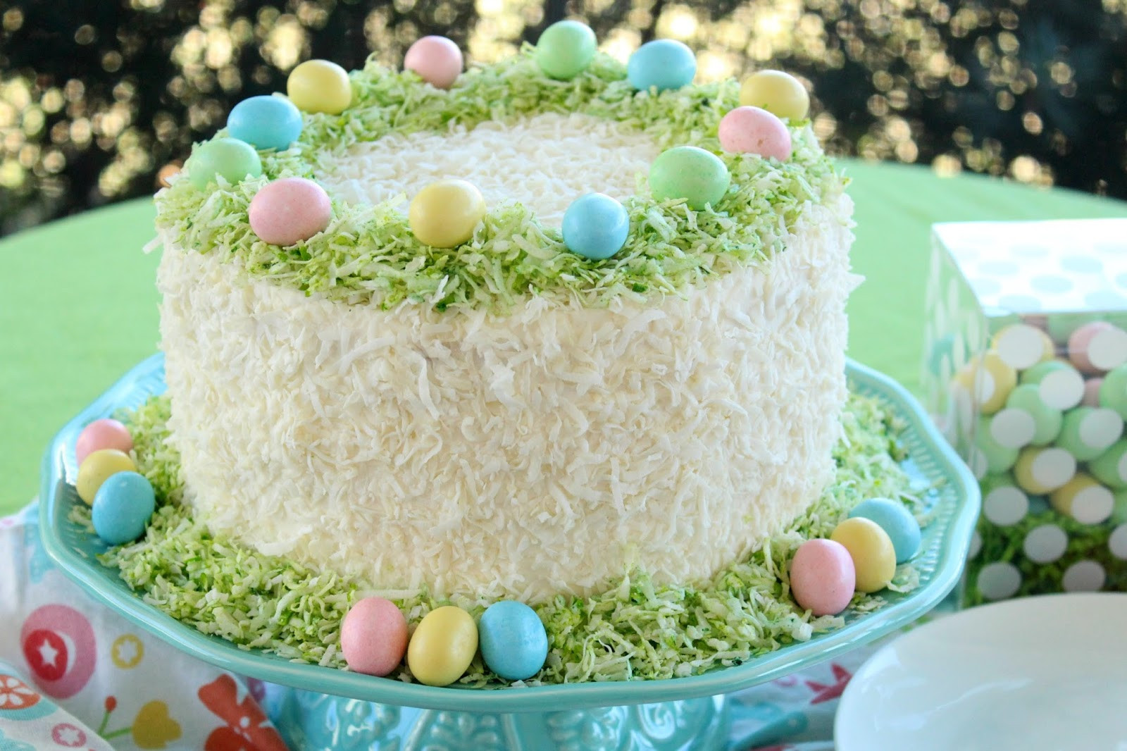 Easter Coconut Cake
 Love and Confections Easter Lemon Coconut Cream Cake