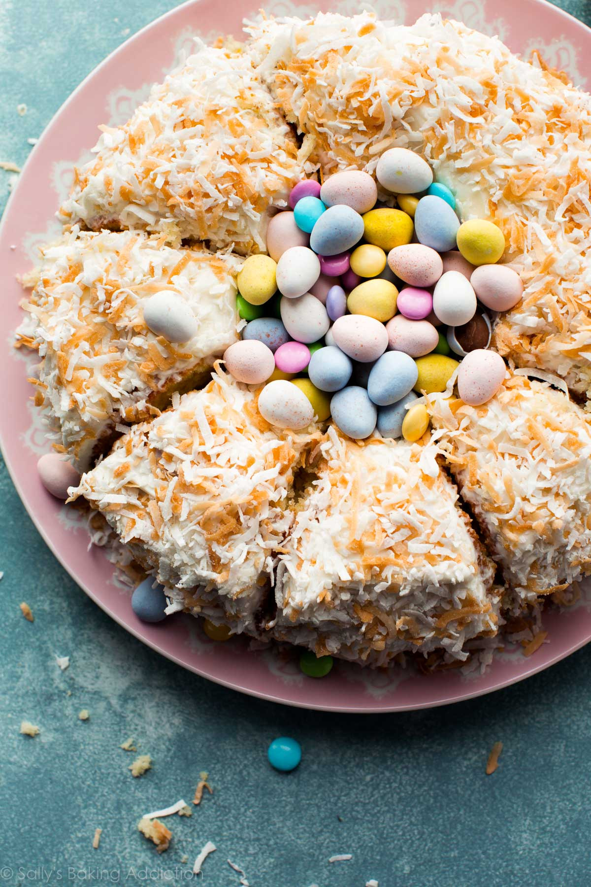 Easter Coconut Cake
 Coconut Easter Nest Cake