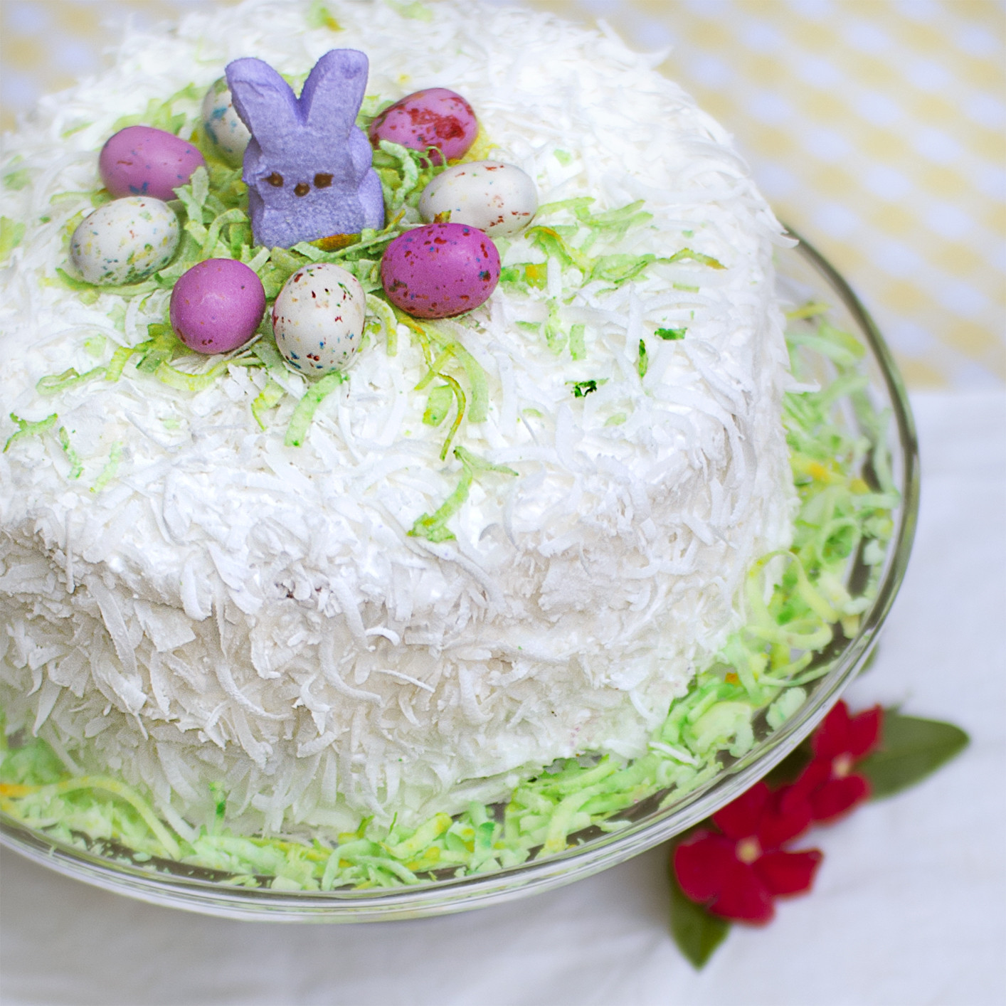 Easter Coconut Cake
 Oh the Humidity Easter Coconut Cake