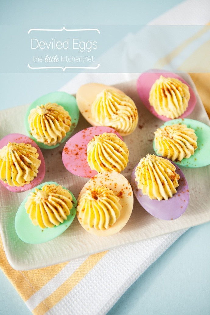 Easter Colored Deviled Eggs
 I love mondays 11 te gekke tips voor Pasen