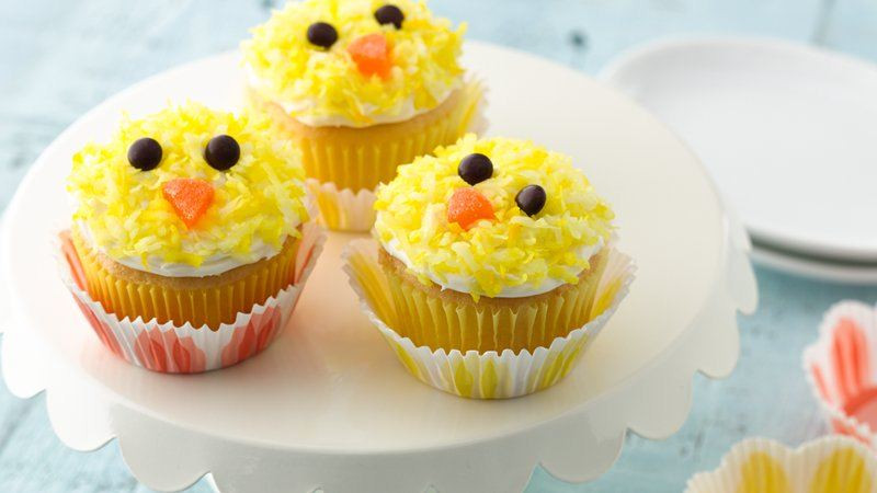 Easter Cupcakes Images
 Easter Chicks Cupcakes recipe from Betty Crocker