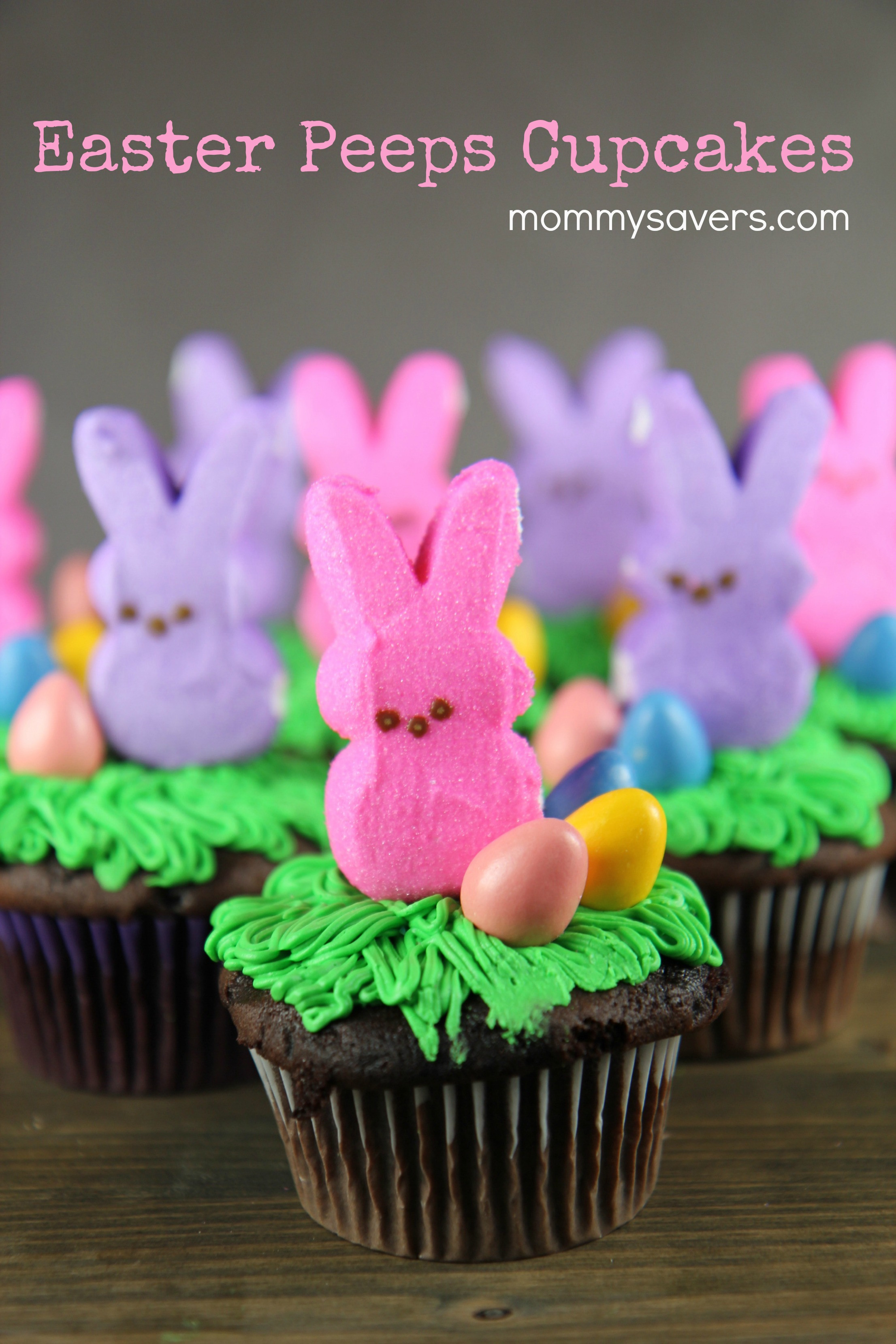 Easter Cupcakes With Peeps
 Easter Bunny Peeps Cupcakes Mommysavers