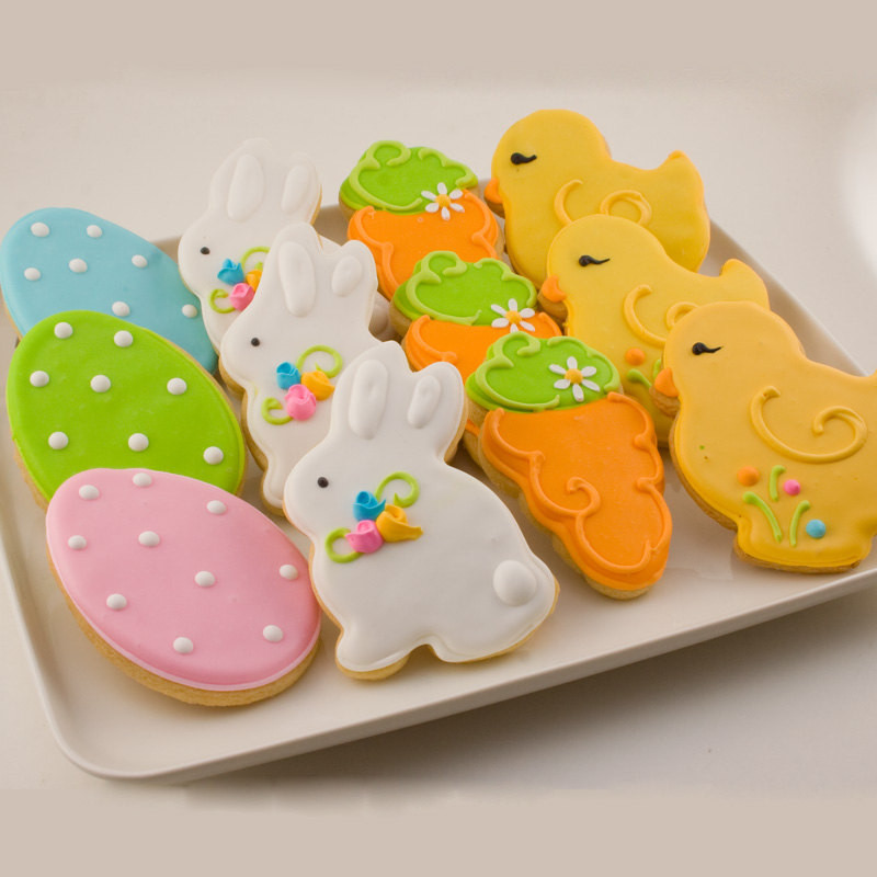 Easter Decorated Sugar Cookies
 16 Tasty and Good Looking Easter Treats Style Motivation