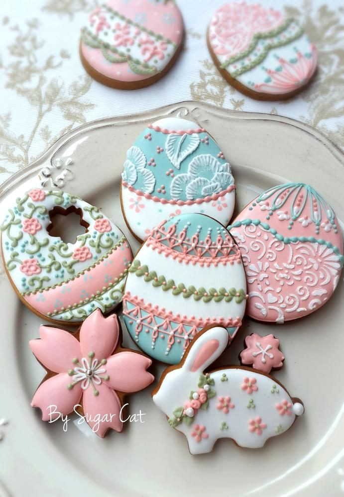 Easter Decorated Sugar Cookies
 17 Best images about Easter Decorated Cookies And cake