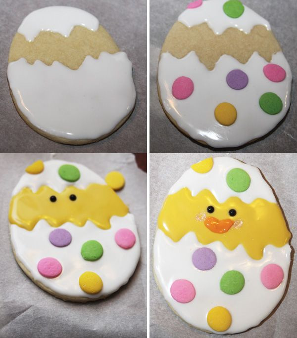Easter Decorated Sugar Cookies
 17 Best images about cookies Easter on Pinterest