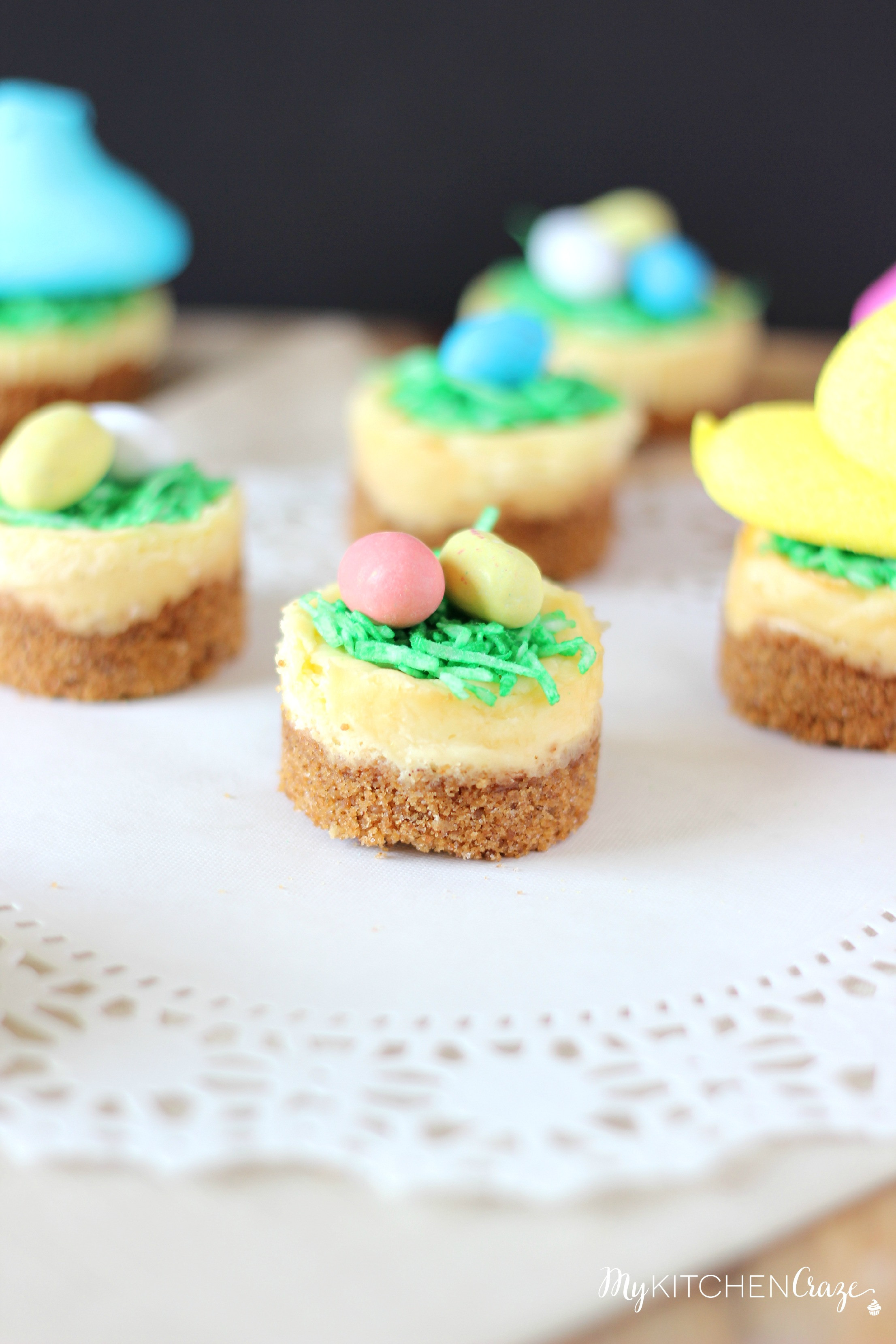 Easter Dessert Recipe
 Mini Easter Cheesecakes My Kitchen Craze